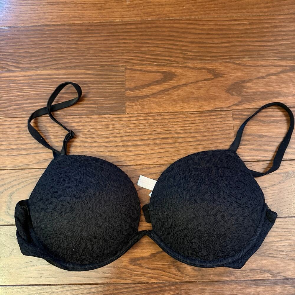 Women’s Victoria’s Secret PINK Cheetah Lace Push Up Bra Size 34C